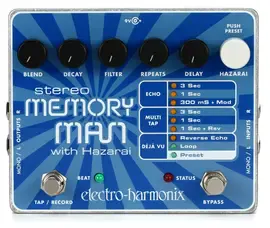 Педаль эффектов для электрогитары Electro-Harmonix Stereo Memory Man Hazarai Delay