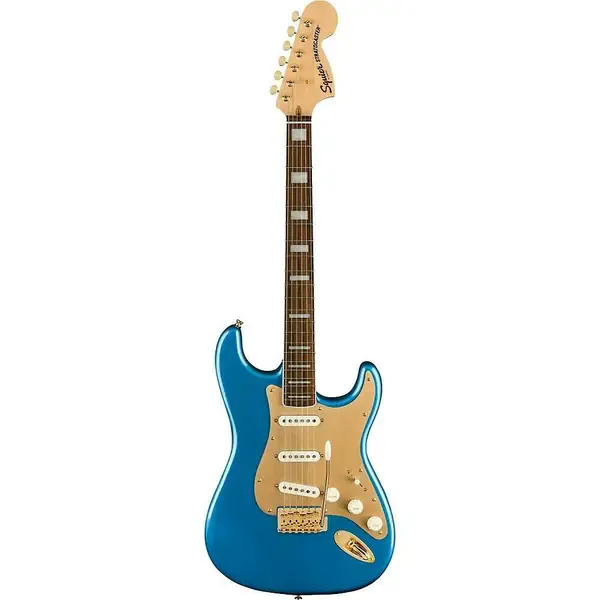 Электрогитара Fender Squier 40th Anniversary Stratocaster Gold Edition Lake Placid Blue