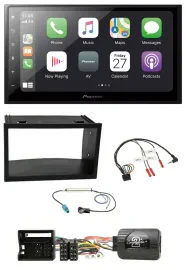 Pioneer Lenkrad Bluetooth DAB 2DIN USB Autoradio für VW Polo Passat Quadlock