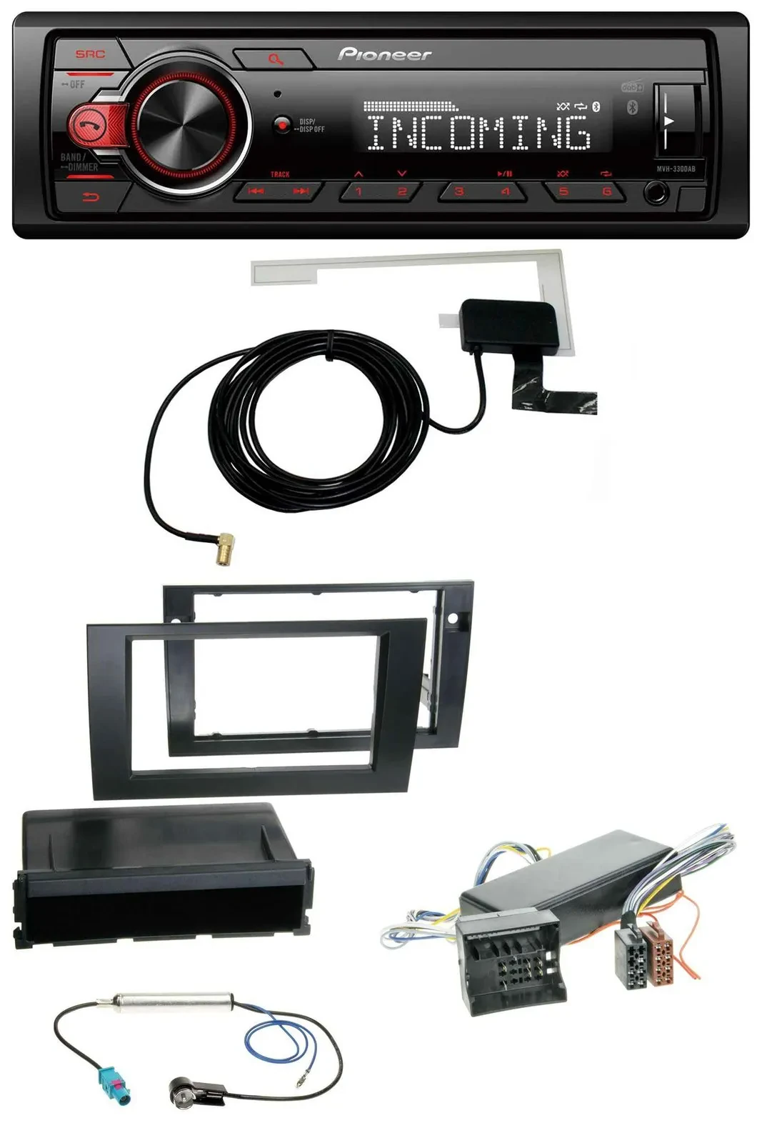 Pioneer USB MP3 DAB Bluetooth Autoradio für Audi A4 99-01 B5 Symphony Bose Aktiv