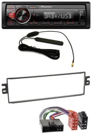 Pioneer MP3 DAB 1DIN AUX USB Autoradio für Kia Rio Clarus Carens bis 2002