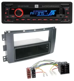 JBL AUX MP3 USB Bluetooth SD Autoradio für Smart ForFour 454 ForTwo 451 ISO