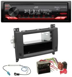 JVC Bluetooth USB DAB MP3 Autoradio für Mercedes Vito Viano 06-14 Rubbertouch