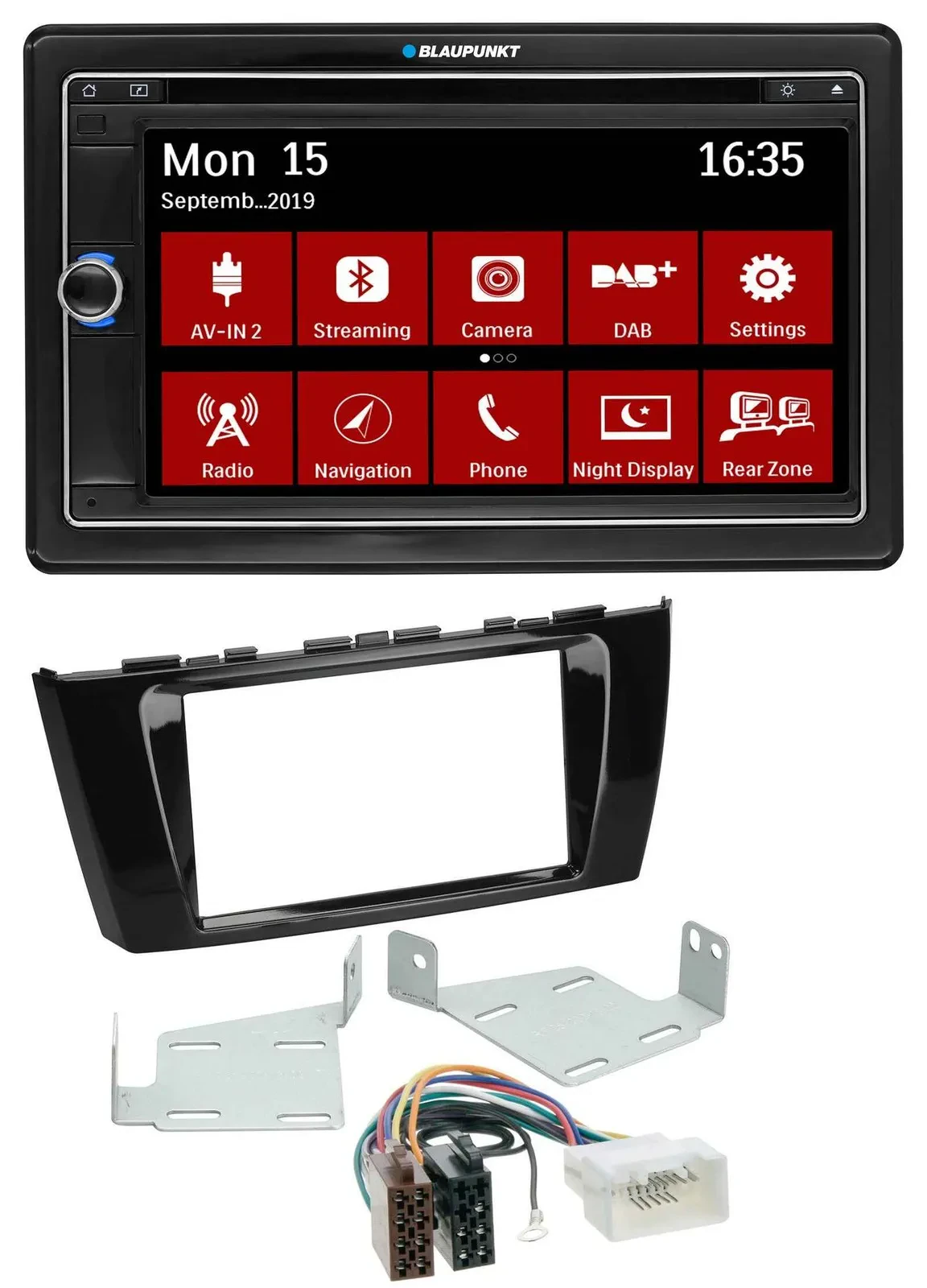 Blaupunkt Bluetooth DAB 2DIN USB DVD MP3 Autoradio für Mitsubishi Mirage SpaceSt