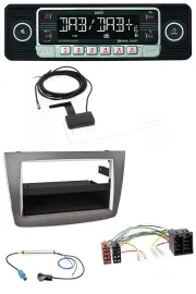 Dietz DAB Bluetooth USB MP3 Autoradio für Alfa Romeo MiTo 955 08-14 ISO dunkelsi