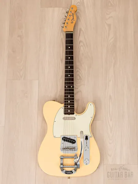 Электрогитара Fender Traditional II 60s Telecaster Bigsby SS Vintage White w/gigbag Japan 2022