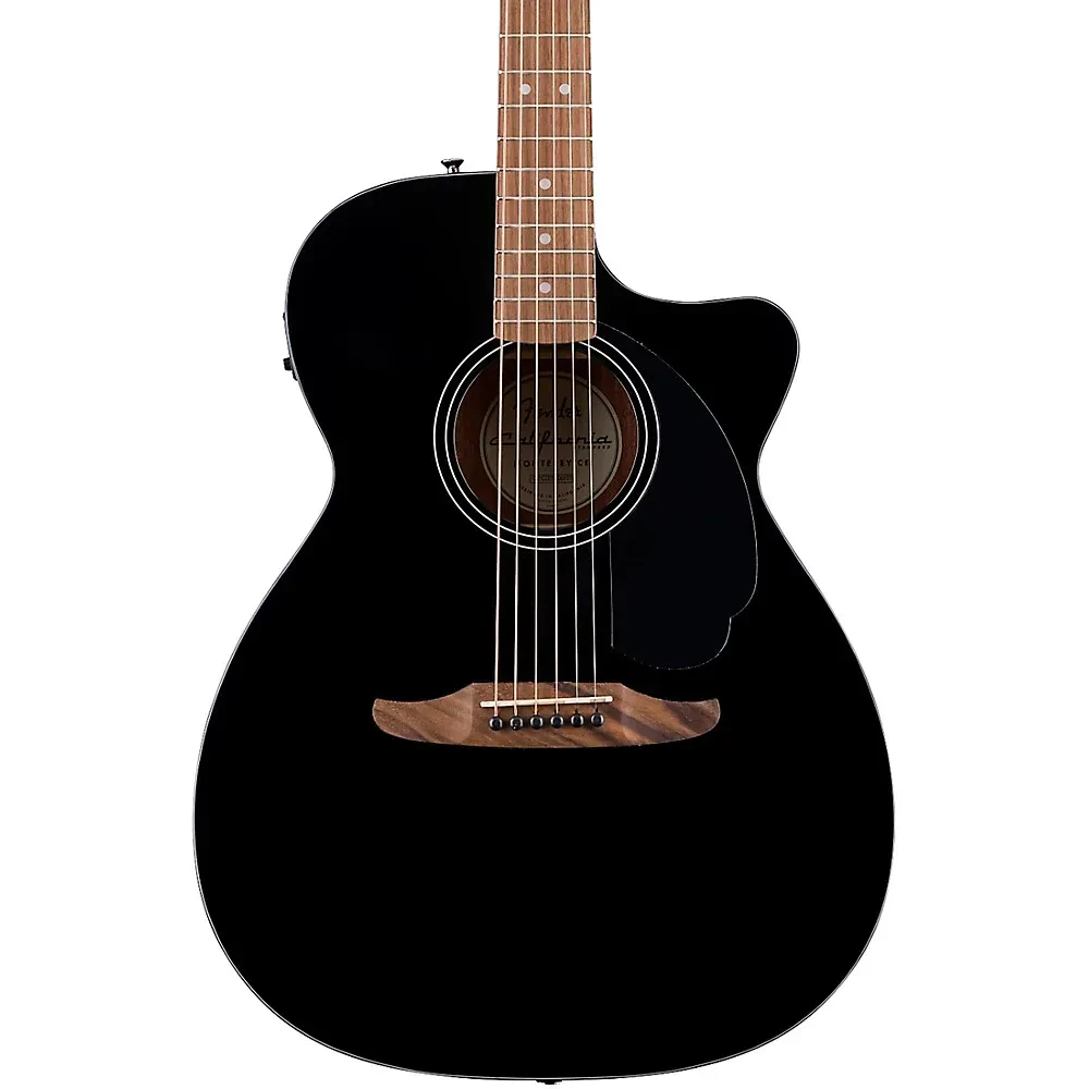 Электроакустическая гитара Fender California Standard Monterey CE Limited-Edition Orchestra с вырезом, черная