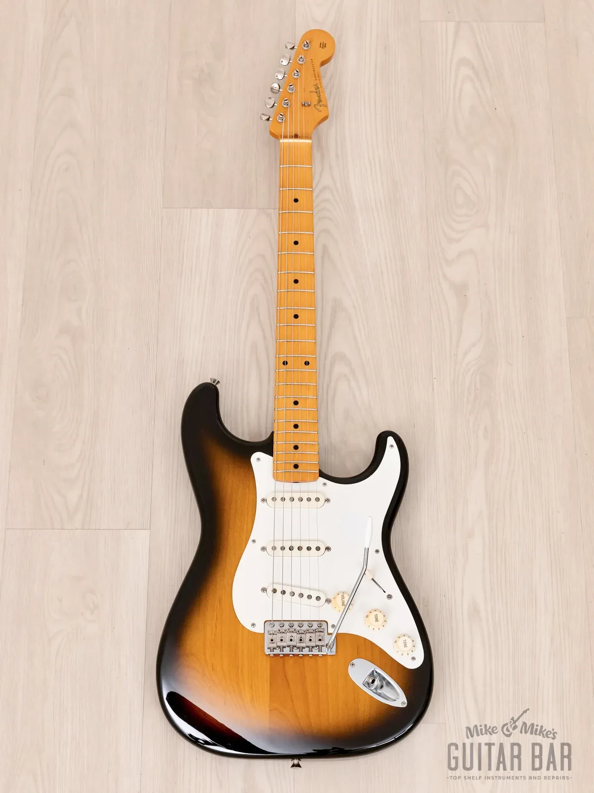 Электрогитара Fender Stratocaster 1957 Vintage Reissue ST57-78TX SSS Sunburst w/gigbag Japan 2008