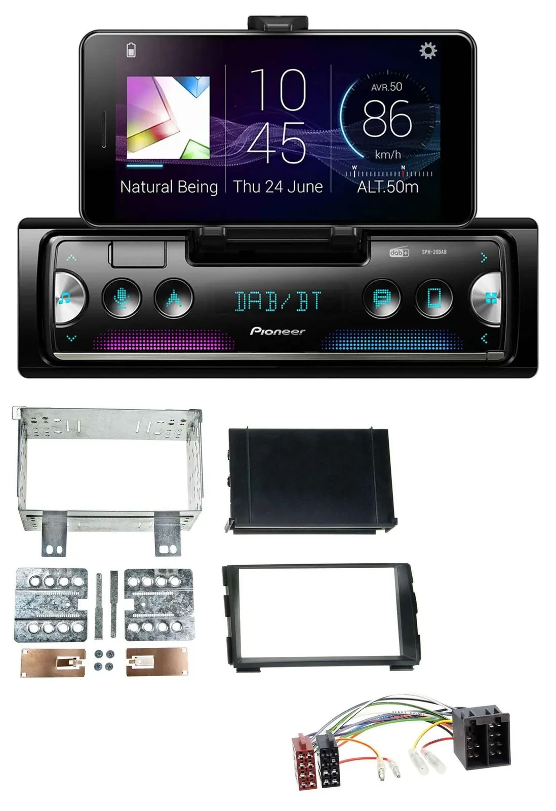 Автомагнитола для Kia Ceed 2009–2012, proCeed 2011–2013 Pioneer Bluetooth, DAB, USB, MP3