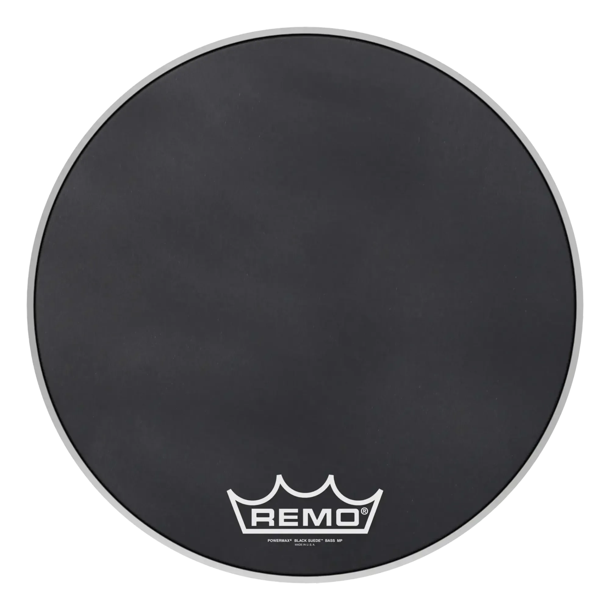 Пластик для барабана Remo 20" Powermax Black Suede Crimplock