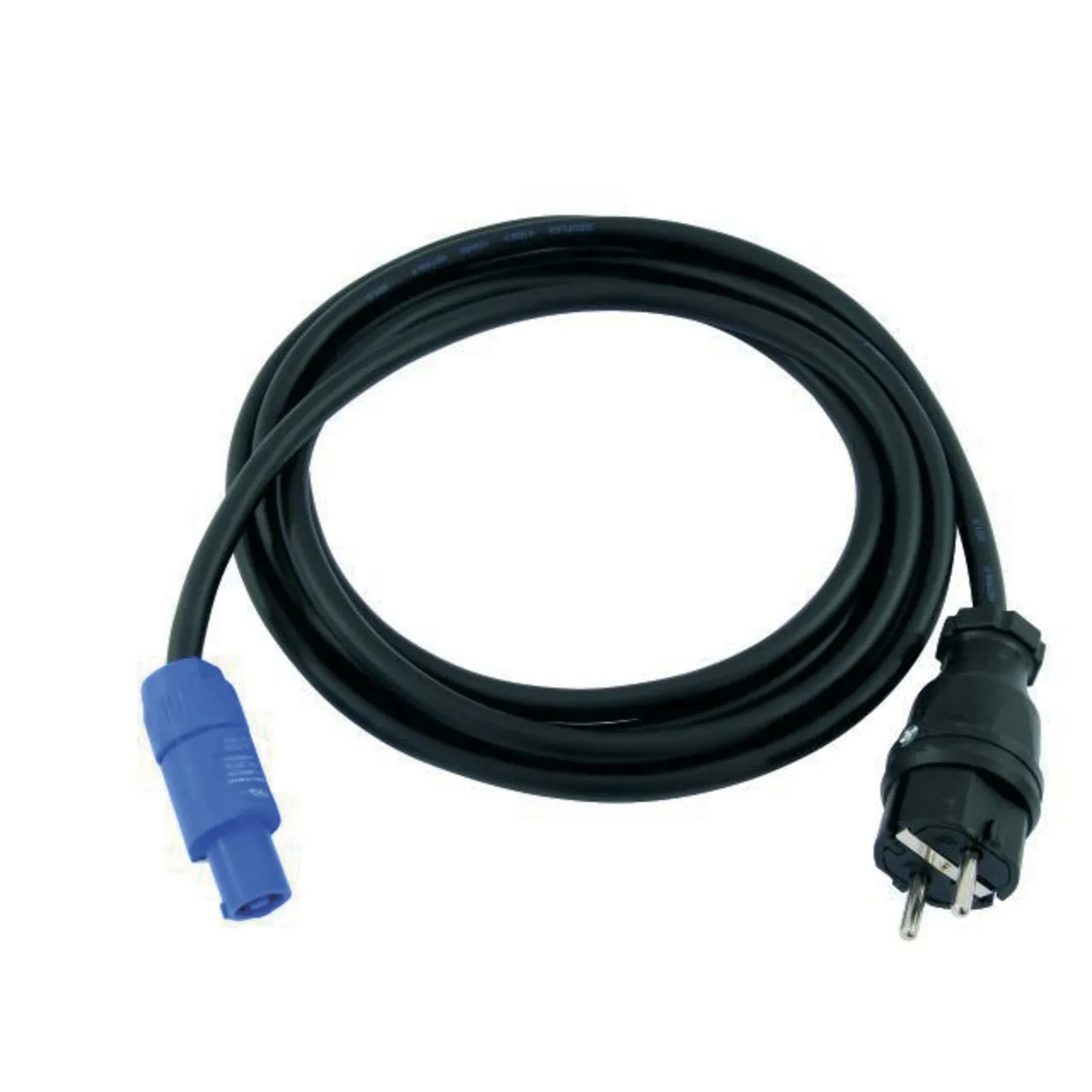 LightmaXX Power Twist Netzkabel, 10m, 3x1,5mm², 16A, Schwarz, Made in Germany