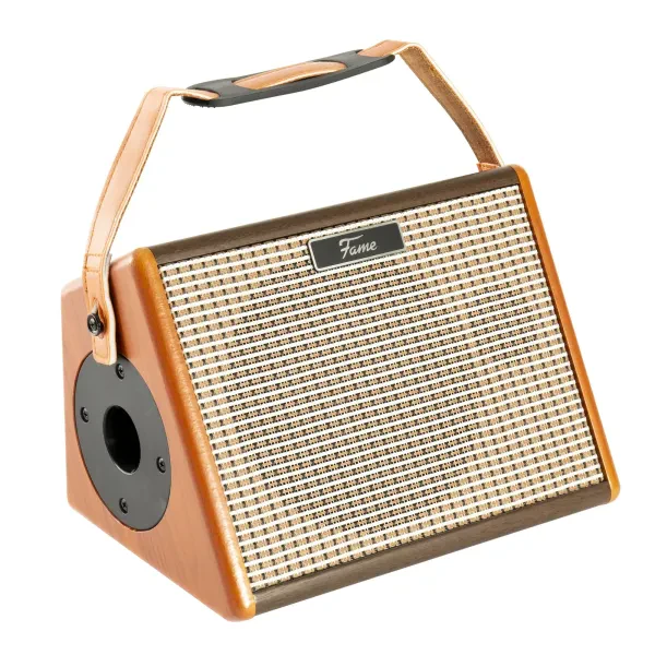 AG-26A Akustikgitarrenverstärker, Integrierter Akku, 2 Kanäle, Line-In