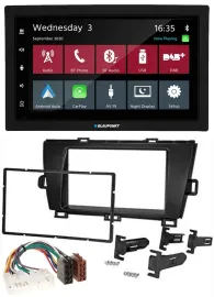 Blaupunkt 2DIN MP3 USB Bluetooth DAB Autoradio für Toyota Prius (2009-2012)