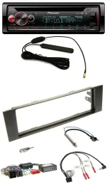 Pioneer USB DAB Lenkrad Bluetooth CD Autoradio für Audi A3 03-06 Teilsystemadapt