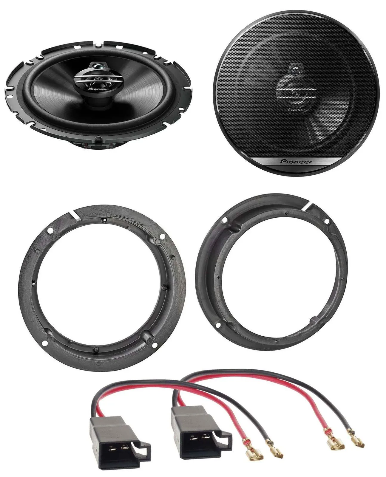 Pioneer 3-Wege 300Watt 16,5cm Lautsprecher für Kia Carnival Soul ab 14 Fronttür