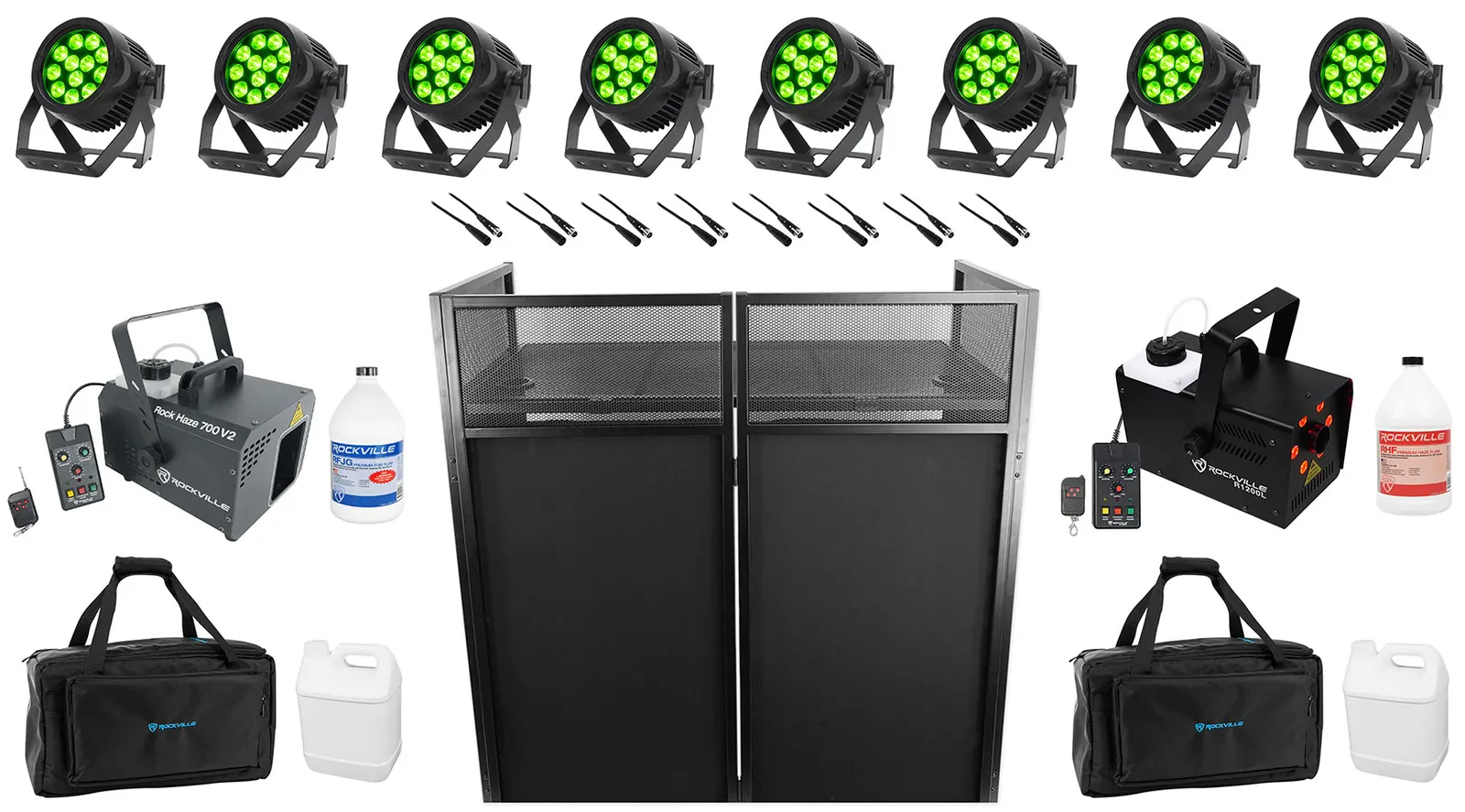 Комплект светового оборудования American DJ Encore LP12IP+ROCKBOOTH+R1200L+RHF-5