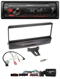 Pioneer DAB 1DIN MP3 Lenkrad USB Autoradio für Ford Escort Focus schwarz