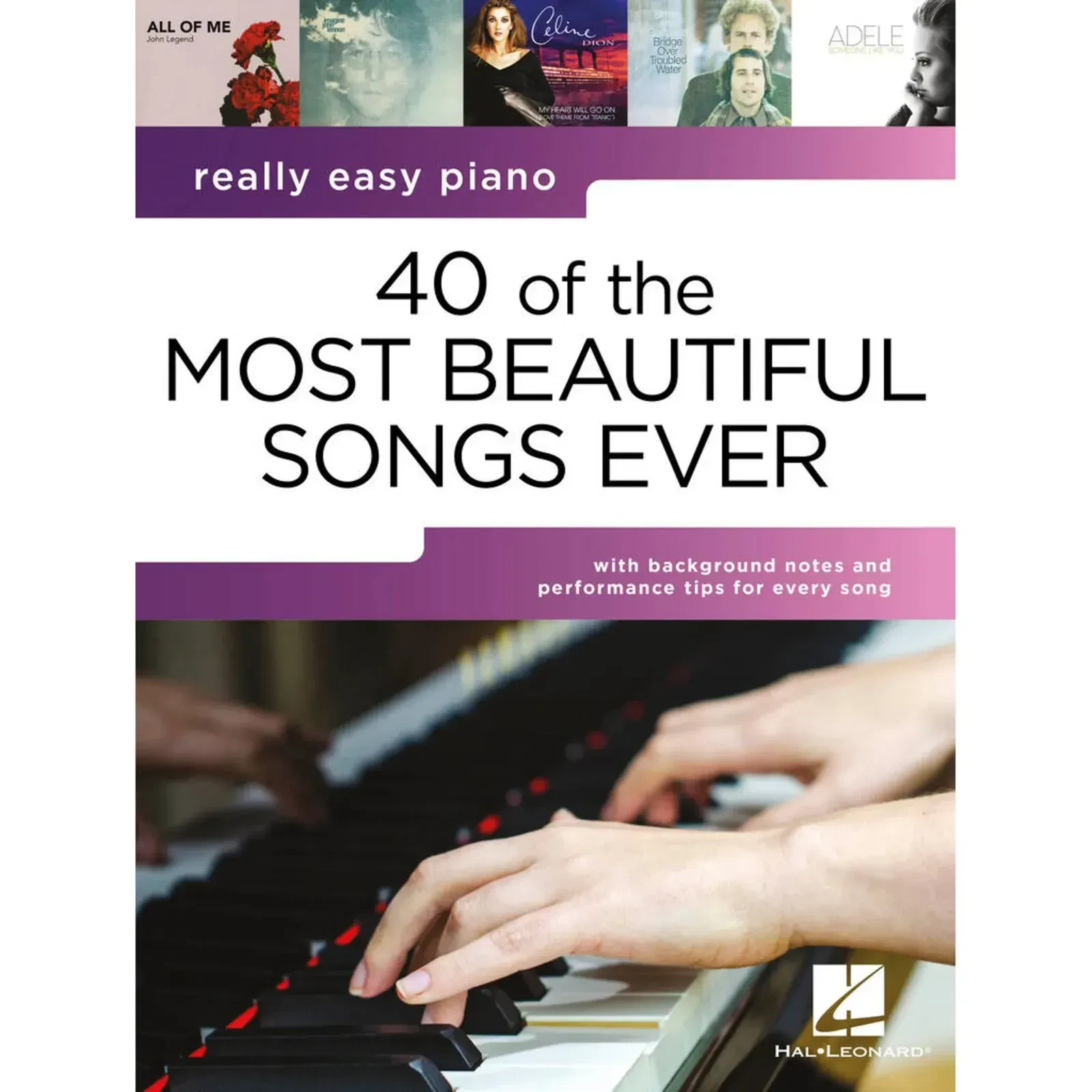 Сборник песен Hal Leonard Really Easy Piano: 40 of the Most Beautiful Songs Ever