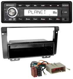 Continental USB 1DIN AUX DAB MP3 Autoradio für Landrover Freelander 2004-2007
