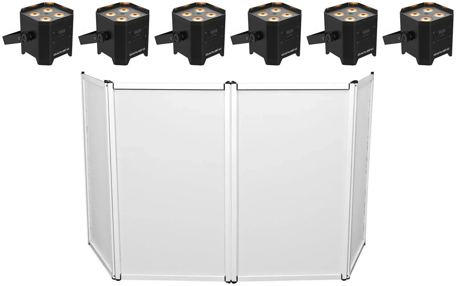 Светодиодный прибор Chauvet DJ EZLink Par Q4BT ILS RGBA с фасадом (6 штук)