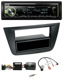 Pioneer DAB USB MP3 Lenkrad CD Autoradio für Seat Altea Toledo 2004-2009 schwarz