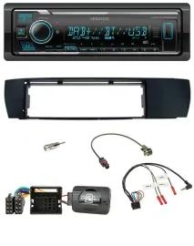 Kenwood Bluetooth Lenkrad DAB USB Autoradio für BMW X3 04-10 E83 seitlich