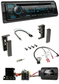 Kenwood Bluetooth USB CD Lenkrad DAB Autoradio für Audi A2 A3 A4 A6 1999-2000