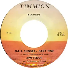 Виниловая пластинка Jimi Tenor & Cold Diamond & Mink - GAIA SUNSET [New 7" Vinyl]