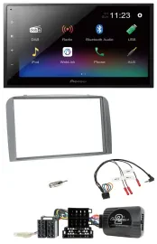 Pioneer USB Bluetooth DAB 2DIN Lenkrad Autoradio für Alfa Romeo 147 GT 2007-2010