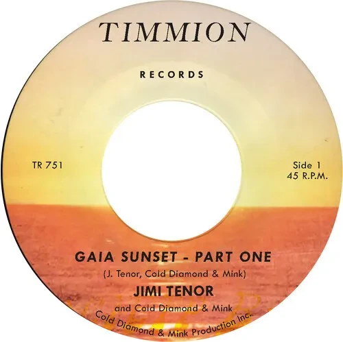 Виниловая пластинка Jimi Tenor & Cold Diamond & Mink - GAIA SUNSET [New 7" Vinyl]