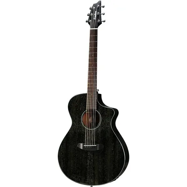 Электроакустическая гитара Breedlove Rainforest S African Mahogany Concert Black Gold