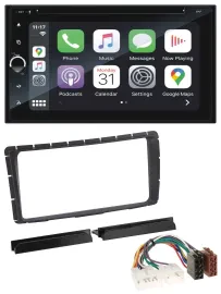 Blaupunkt 2DIN Bluetooth DAB USB DVD MP3 Autoradio für Toyota Hilux (ab 2011)
