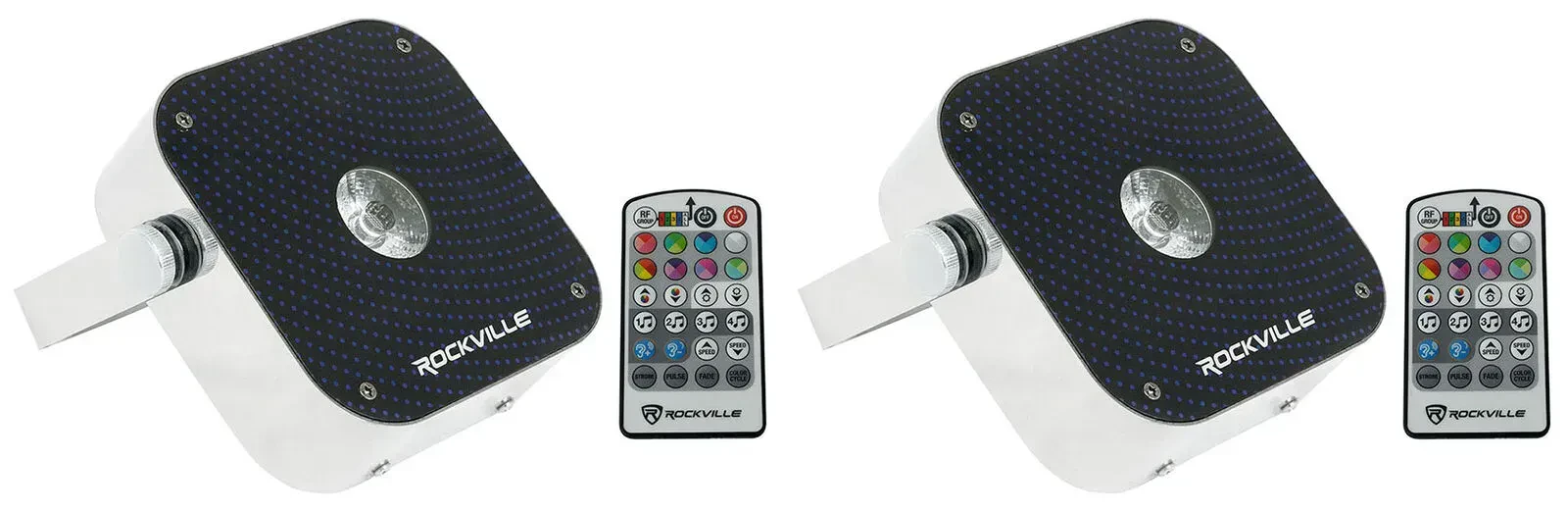 Светодиодный прибор Rockville Mini RF1 V2 (пара)