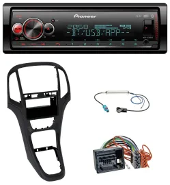 Автомагнитола Pioneer Bluetooth USB MP3 DAB для Opel Astra J (с 2009), перламутровый черный
