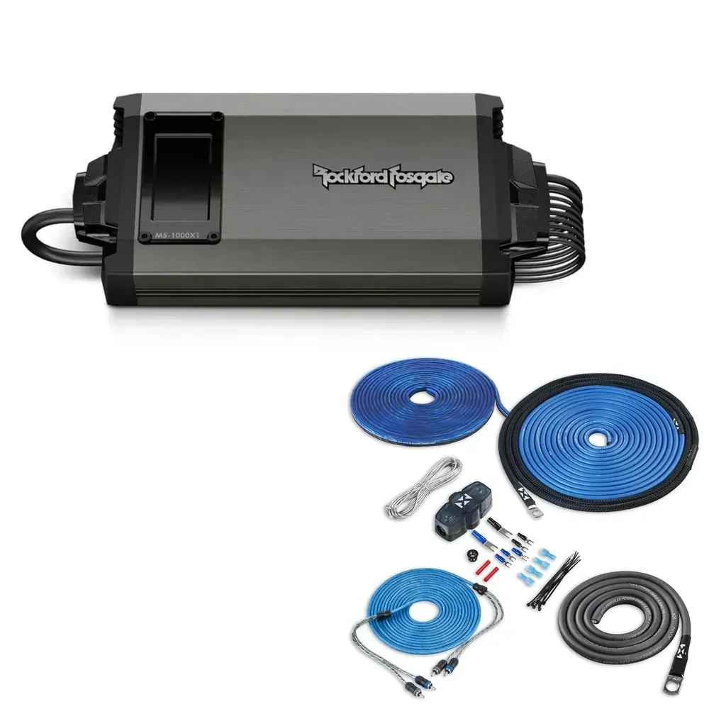 Усилитель мощности для морских систем Rockford Fosgate M5-1000X1 1-канальный 1000W Peak (набор)