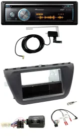 Pioneer Bluetooth DAB Lenkrad USB CD Autoradio für Suzuki SX4 (ab 2013)
