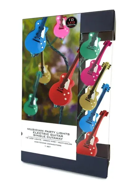 AXE HEAVEN LED Electric Guitar Party/Christmas Lights, 10-Lights-Per-Strand