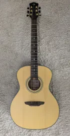 Luna Guitars Luna ART REC D All Solid Mahogany and Spruce Acoustic Dreadnought Size Guitar