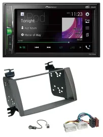 Pioneer 2DIN MP3 DAB USB Bluetooth Autoradio für Hyundai Sonata (ab 2009)
