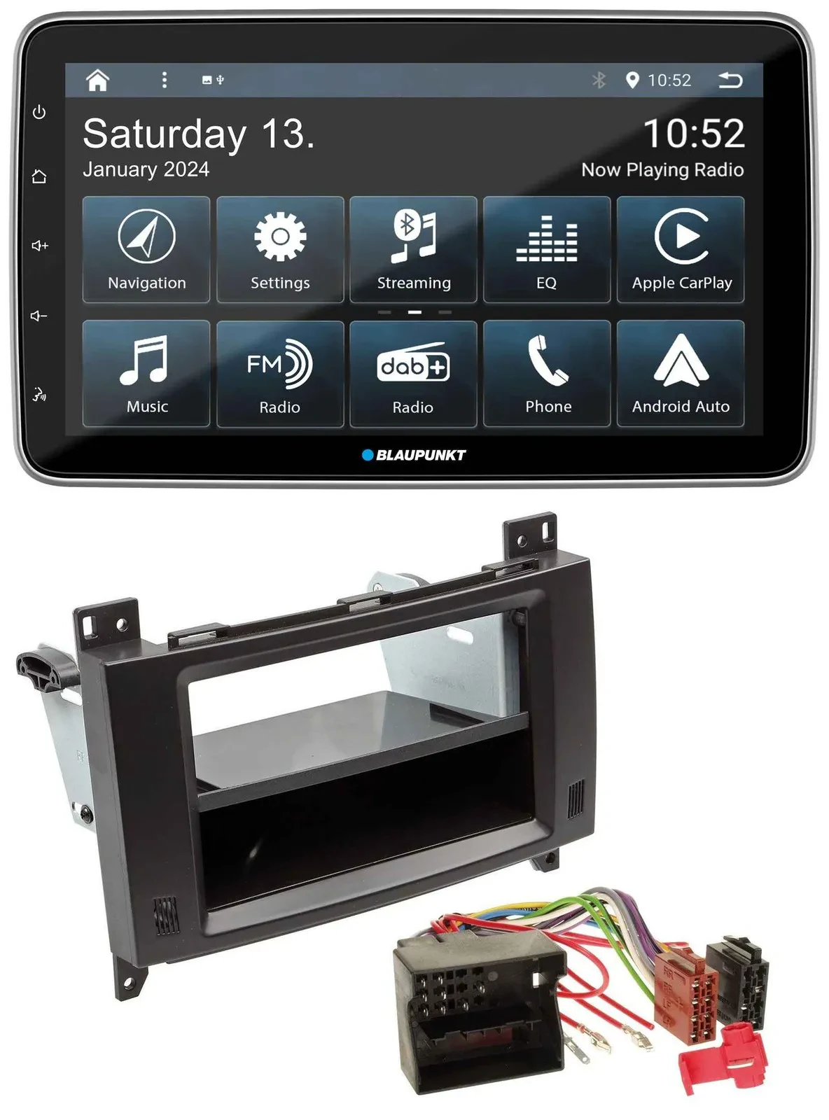 Blaupunkt USB DAB SD MP3 Bluetooth Autoradio für Mercedes A- B-Klasse Vito Profi