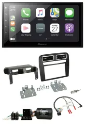 Pioneer Lenkrad Bluetooth DAB 2DIN USB Autoradio für Fiat Grande Punto 06-09 sch