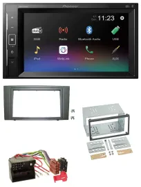 Pioneer DAB MP3 2DIN Bluetooth USB Autoradio für Ford Mondeo (2003-2007)