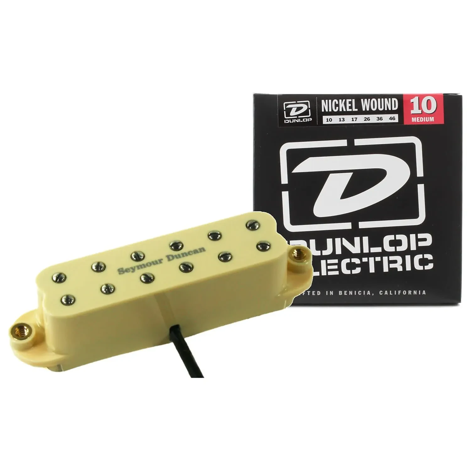 Звукосниматель для электрогитары Seymour Duncan SJBJ-1 JB Jr. Bridge single-coil humbucker, кремовый