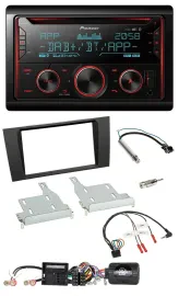 Pioneer 2DIN DAB Lenkrad Bluetooth USB CD Autoradio für Audi A4 2000-2001