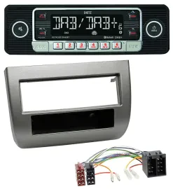 Dietz USB DAB MP3 Bluetooth Autoradio für Lancia Y 843 03-11 dunkelsilbermetalli