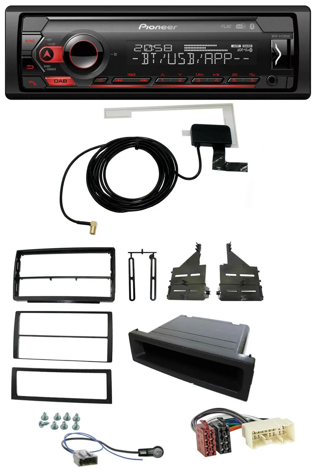 Pioneer DAB USB MP3 Bluetooth Autoradio für Nissan Altima (L31, 2005-2006)
