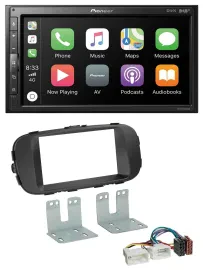 Автомагнитола для Kia Soul (с 2014) Pioneer 2DIN, USB, MP3, DAB, Bluetooth, черный