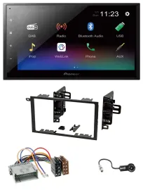 Pioneer USB Bluetooth DAB 2DIN MP3 Autoradio für Chevrolet Avalanche Blazer Cava