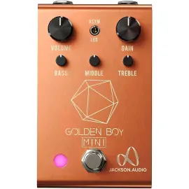 Педаль эффектов для электрогитары Jackson Audio Golden Boy Mini Overdrive Rose Gold