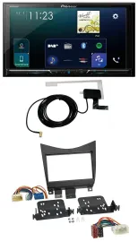 Pioneer 2DIN DAB USB MP3 Bluetooth Autoradio für Honda Accord 02-08 schwarz